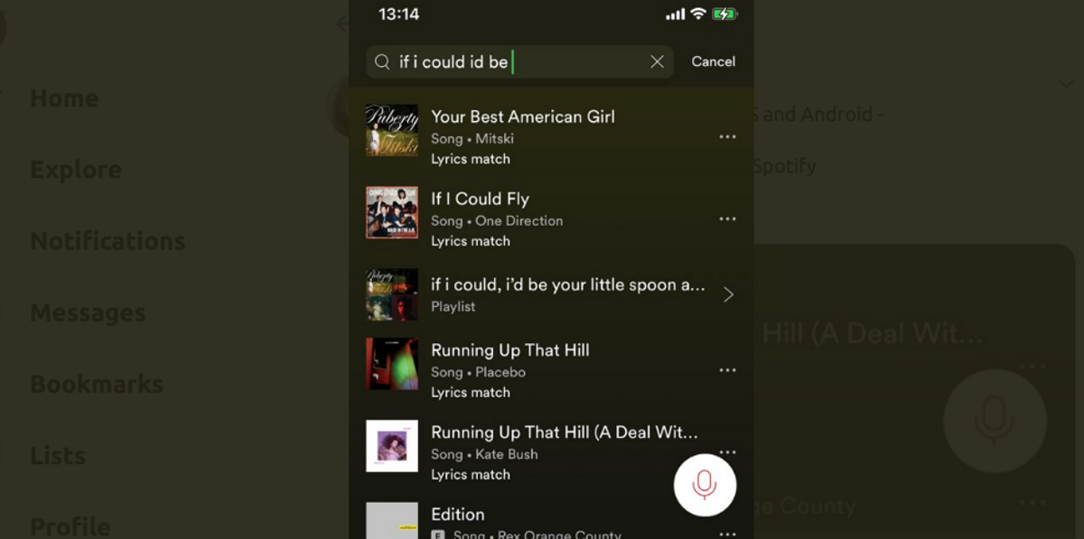 spotify song search